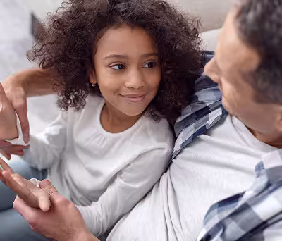 Father and daughter